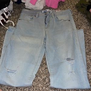 Old Navy light ripped jeans